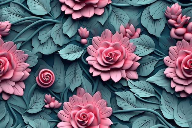 There is a colorful wallpaper with a swirl design on it generative ai