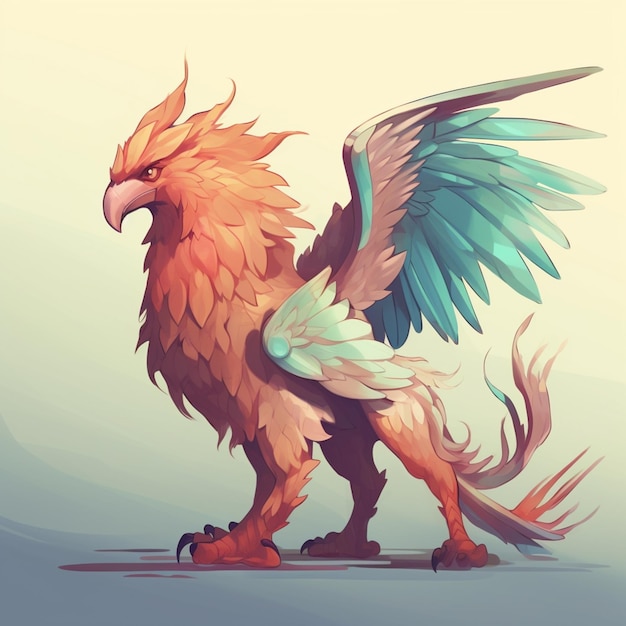 A mythical and majestic pokemon whose appearance is inspired by the bald  eagle, but with elements specific to lucario. it has white, feather-like  feathers on its head, resembling a crown, and glowing