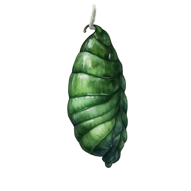 there is a green leaf shaped like a butterfly coco coco generative ai