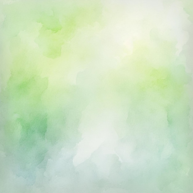 There is a green and white watercolor background with a bird generative ai