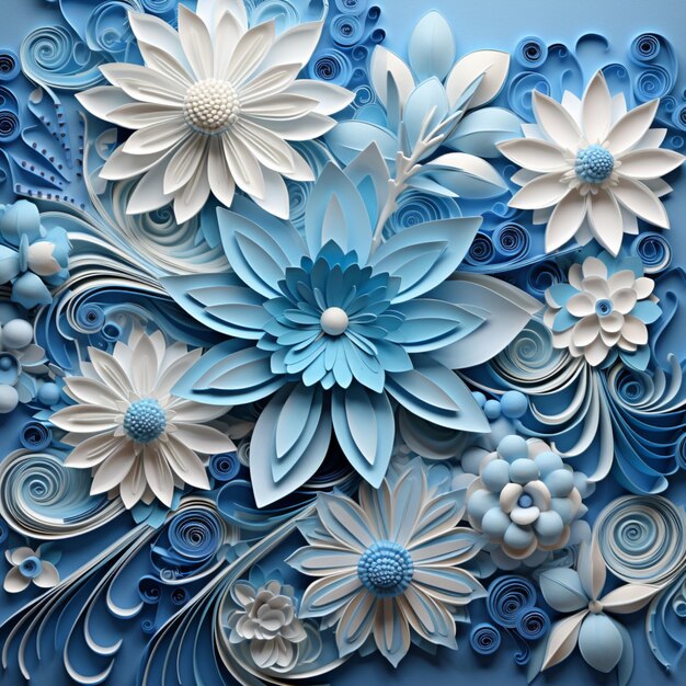 there is a large paper flower with many different colors on it generative ai