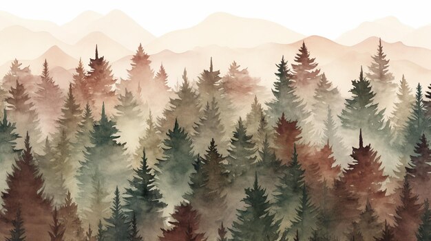 背景に山がある森の絵が描かれています - ガジェット通信 GetNews