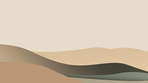 there is a picture of a desert landscape with a lone horse generative ai