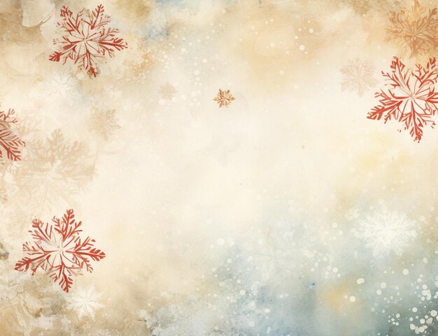 Photo there is a picture of a snowflake background with a red snowflake generative ai