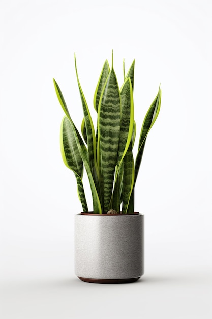 There is a plant that is sitting in a pot on a table generative ai