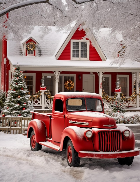 Red Truck Christmas Images  Free Download on Freepik