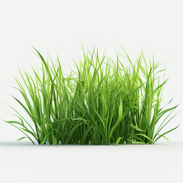 There is a small patch of grass that is growing in the ground generative ai