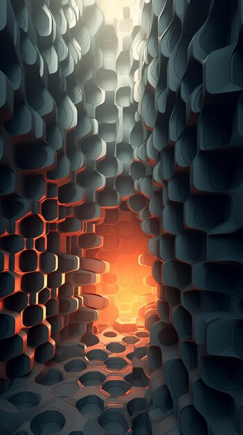 there is a very large tunnel with a light at the end generative ai