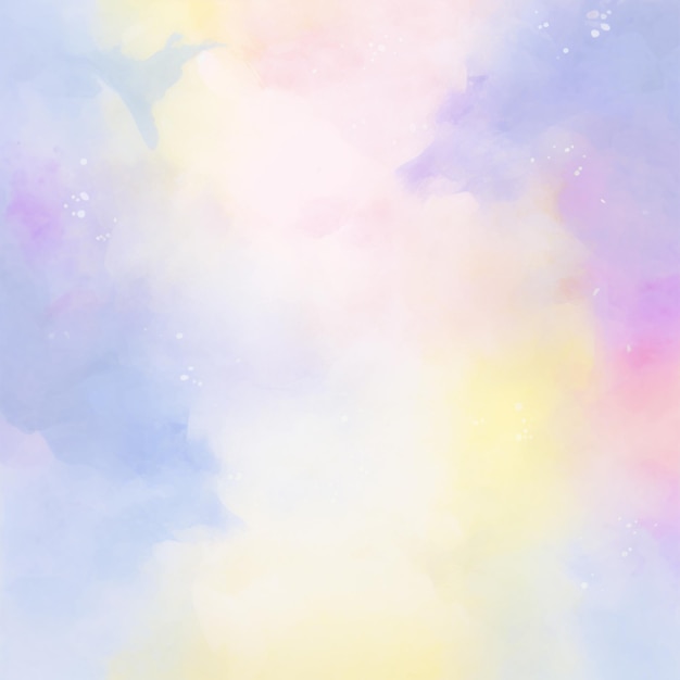 There is a watercolor painting of a sky with clouds generative ai