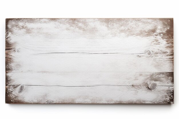 Photo there is a wooden sign with a white background on a white surface generative ai