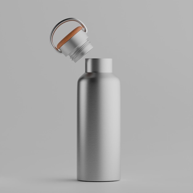 thermo tumbler mockup reusable coffee travel mug insulated black water flask fitness or gym produ