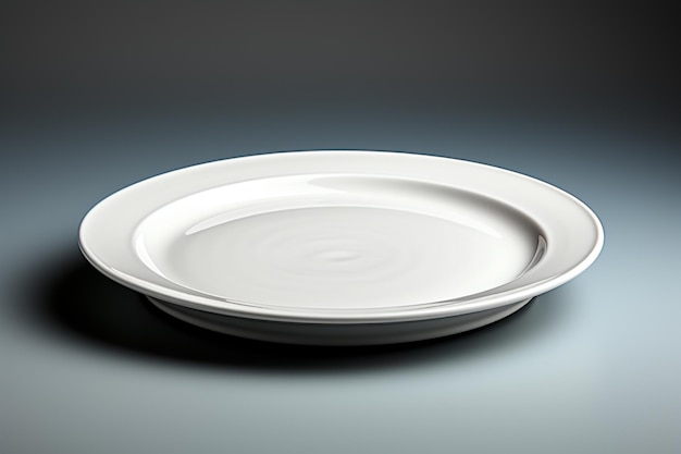 Photo thermocol dish on white background