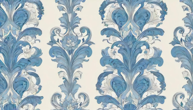 Thermodynamic Mirage Mesmerizing Abstract Wallpaper in Dodger Blue Alice Blue and Ivory