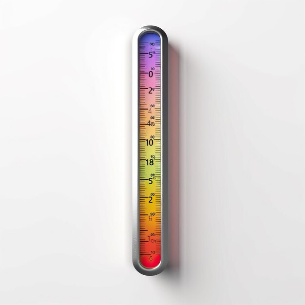 Thermometer isolated on white award winning studio photogra White background HD Photo Isolated white