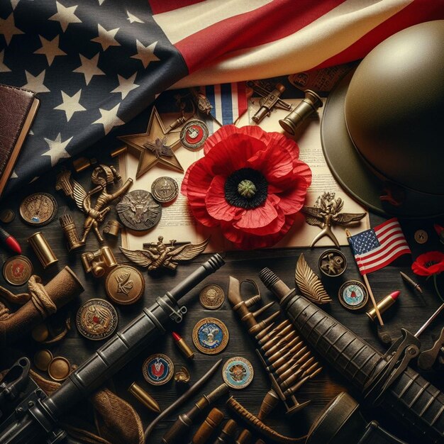 These 3D illustrations are made for various American events including the Memorial Day event