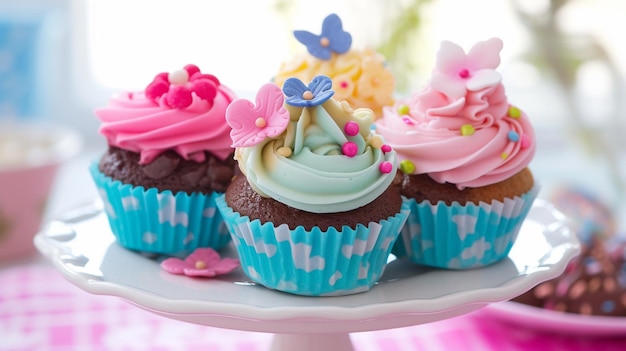 These cupcakes are not only delicious but also irresistibly cute Generative Ai