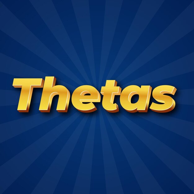 Thetas text effect gold jpg attractive background card photo