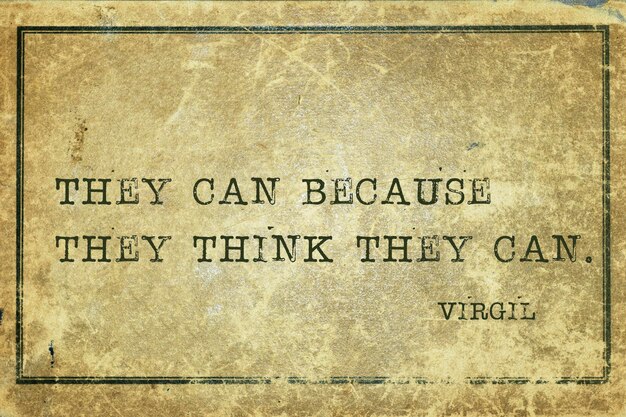 They can Virgil