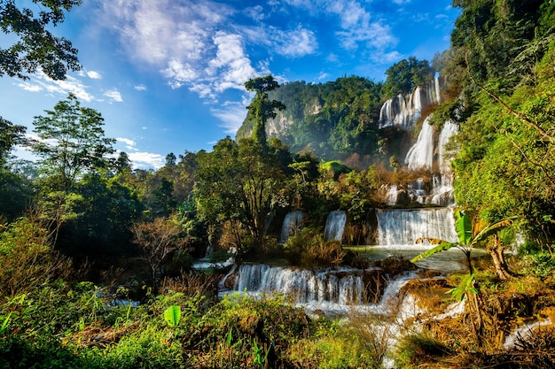 Thi Lo Su Waterfall forest landscape Thailand