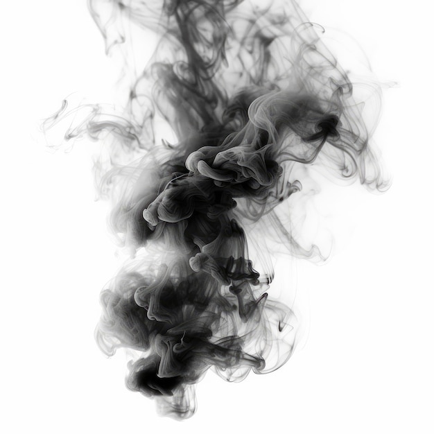 Photo thick smoke isolated on the background