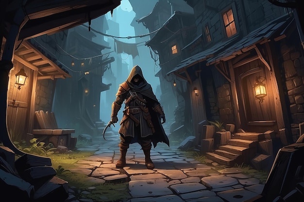 Thief concept illustration