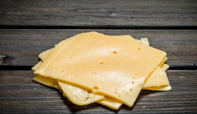 Thin slices of cheese