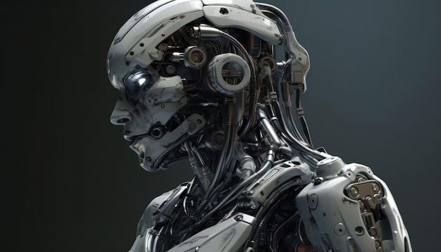 Thinking detaile realistic robot