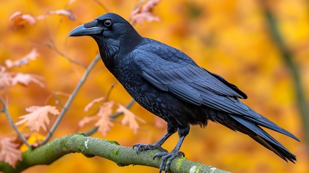 Photo thirsty crow copy space 3d hd 8k wallpaper stock photographic image