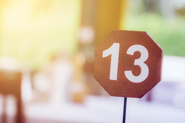 thirteen the number of the table in the restaurant unlucky or lucky number