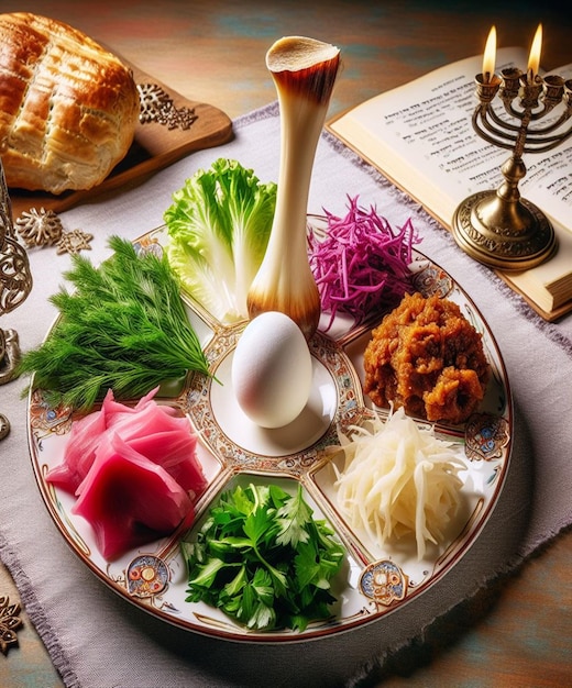 Photo this 3d beautiful illustration is made for the passover event