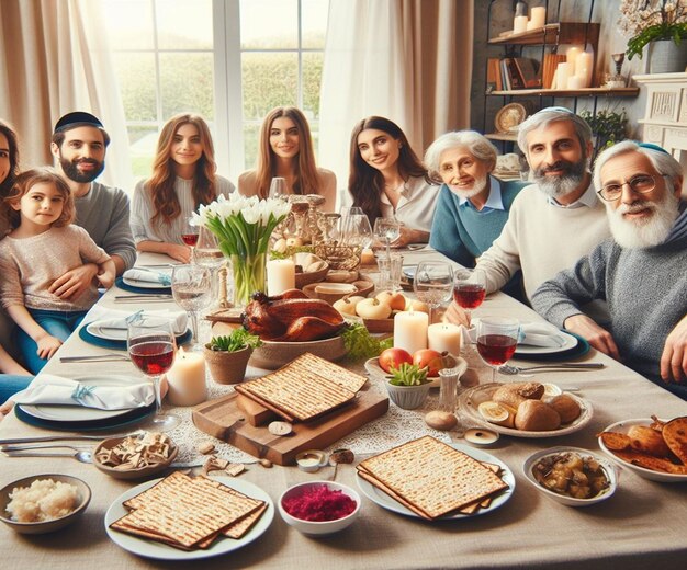 This 3d beautiful illustration is made for the Passover event