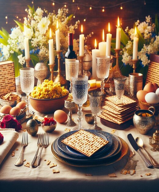 This 3d beautiful illustration is made for the Passover event