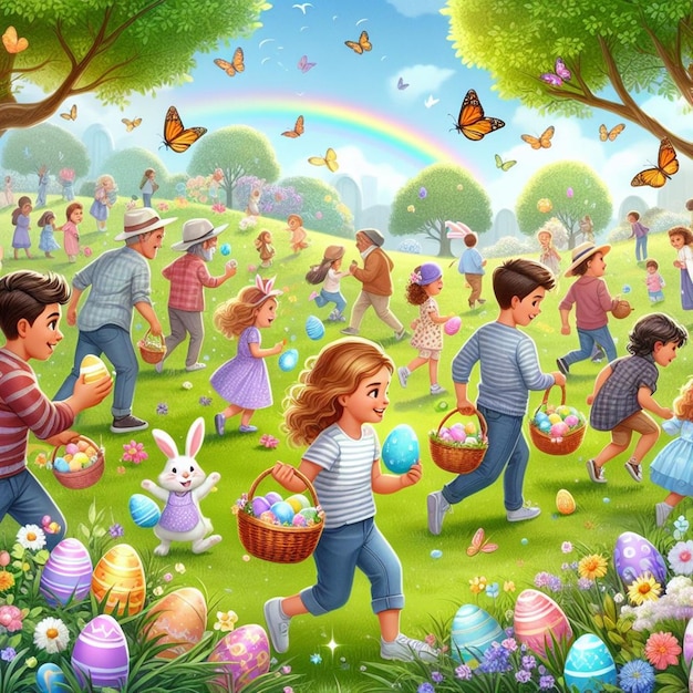 This 3d design is created for Happy Easter Monday