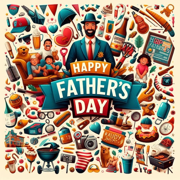 This beautiful design is made for Happy Fathers Day