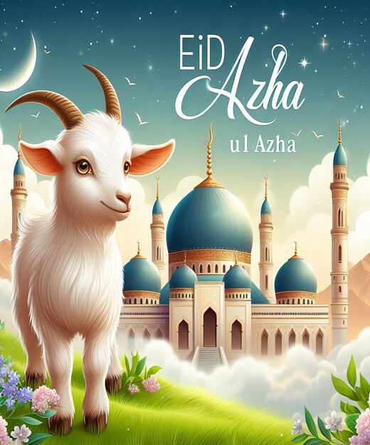 This beautiful design is made for the Islamic mega event Eid ul Adh