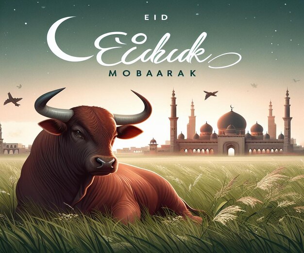 Foto questo bellissimo disegno è fatto per il mega evento islamico eid ul adha