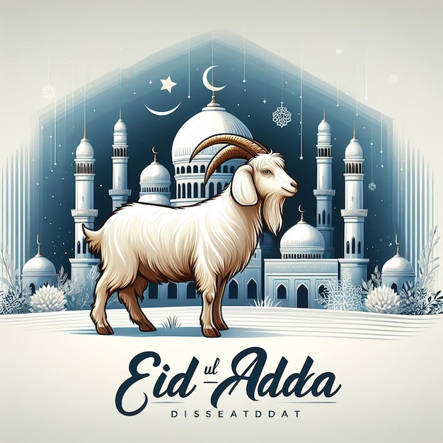 This beautiful design is made for the Islamic mega event Eid ul Adha