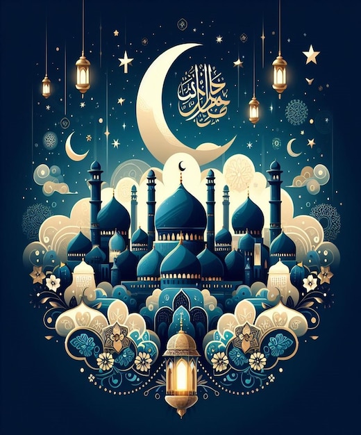 この美しいデザインは,イスラム教のメガイベントEid Ul Fitrのために作られています.