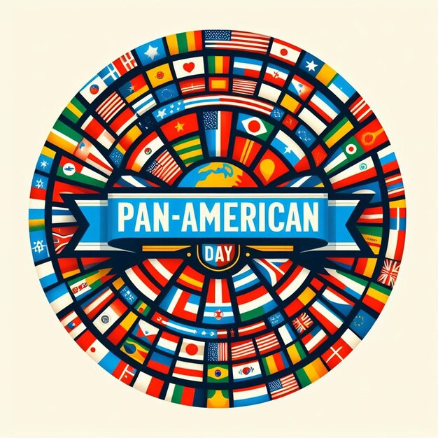 Photo this beautiful design is made for pan american day