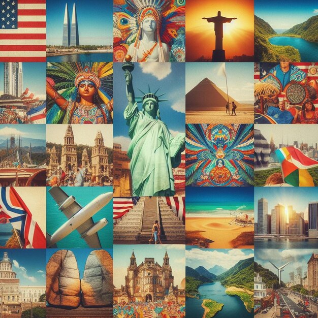 Photo this beautiful design is made for pan american day