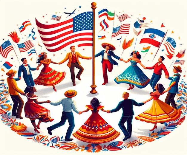 This beautiful design is Made for Pan American Day