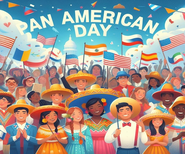 This beautiful design is Made for Pan American Day