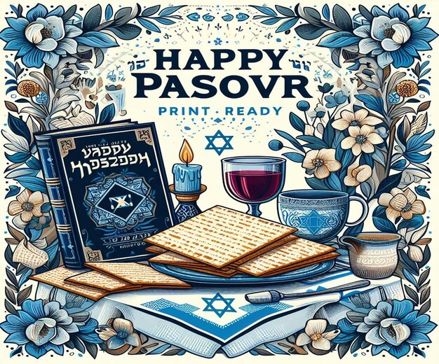 Photo this beautiful design is made for the passover event