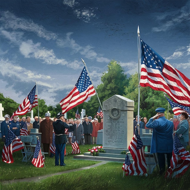 This beautiful design is made for various American events like memorial day