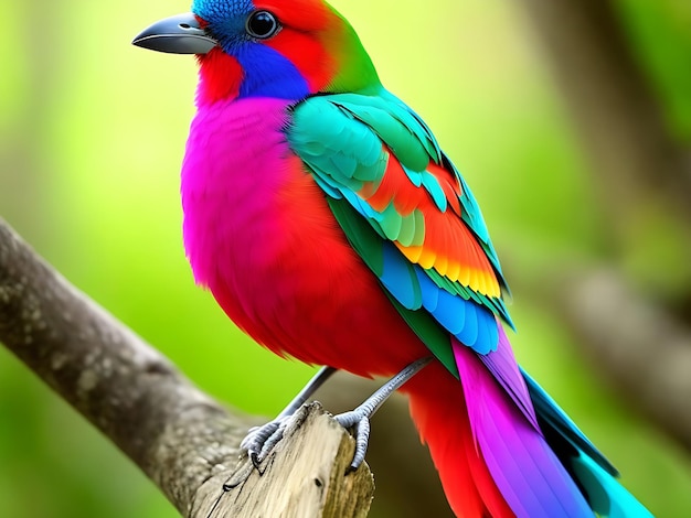 This Bird is very nice and colorful