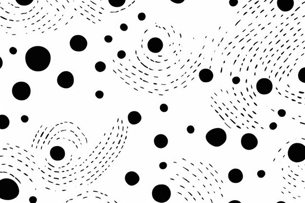 This black and white polka dot pattern adds visual appeal to any design