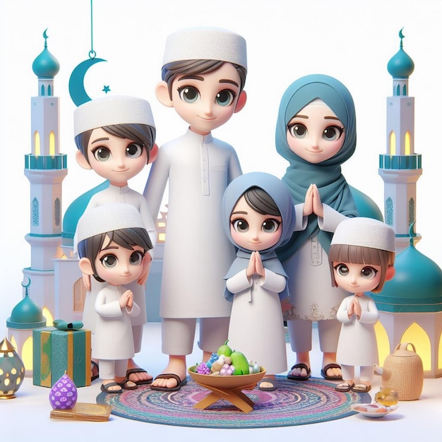 This design is created for Eid al Fitr