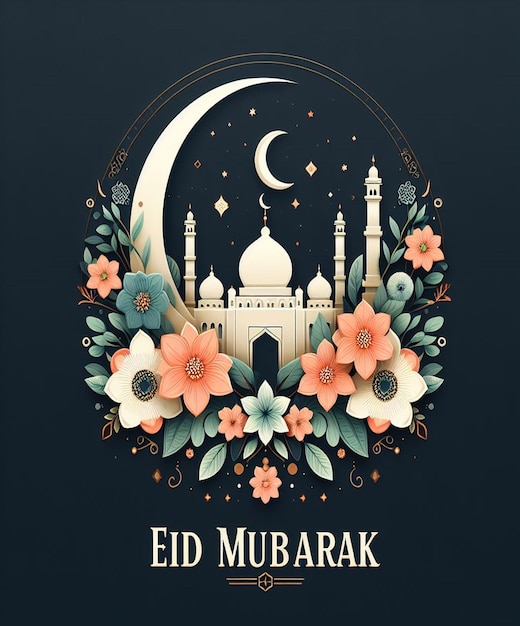 This design is made for Islamic events like Eid ul Fitr and Eid ul Adha