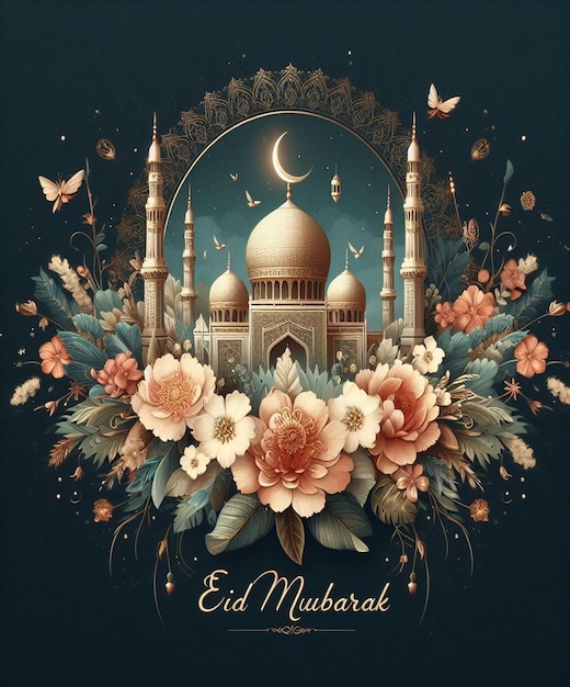 This design is made for Islamic events like Eid ul Fitr and Eid ul Adha