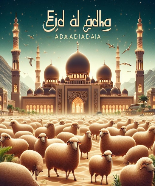 This design is made for Islamic Mega Event Eid al Adha